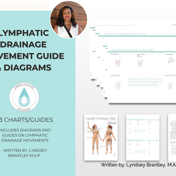 Lymphatic Detoxification and Drainage Maps & Guide| Instant Download
