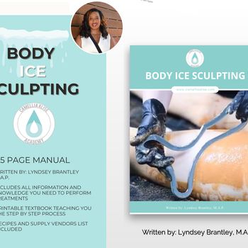 Body Ice Sculpting Training Manual, Body Ice Contouring Textbook