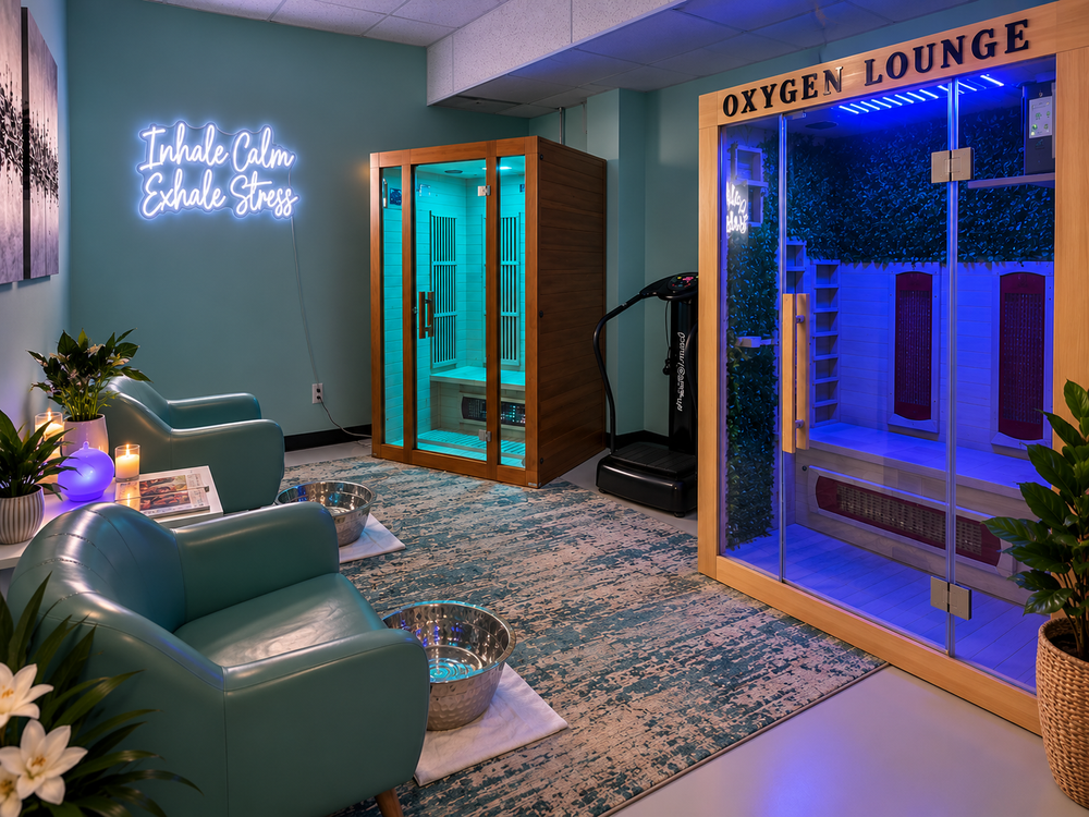 Infrared Sauna + Oxygen Lounge: How They Work Together