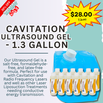 Cavitation Ultrasound Gel - 1.3 gallon