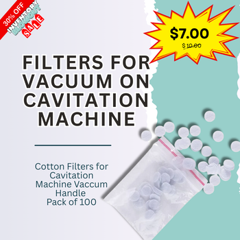 Filters for Vacuum on Cavitation Machine