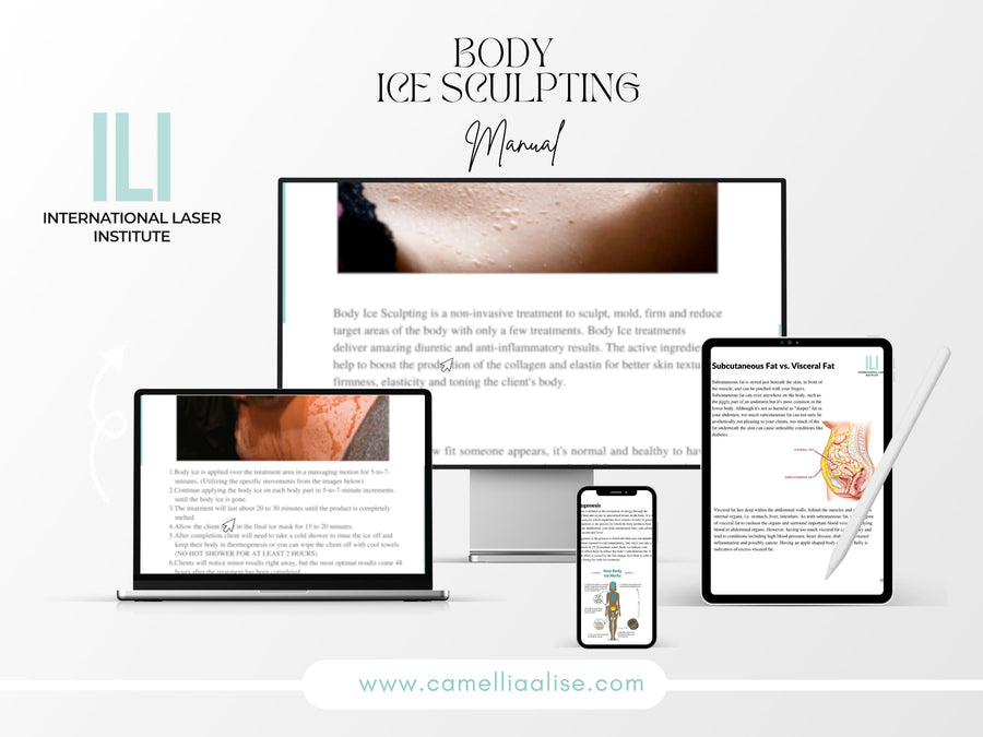 Body Ice Sculpting Training Manual, Body Ice Contouring| Instant Download