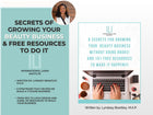 Secrets of growing your Beauty Business & Free Resources to Do It | eBook SUCCESSFUL LAUNCH GUIDE | Grow Your Business Guide