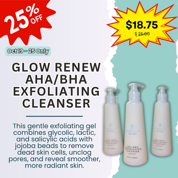 Glow Renew AHA/BHA Exfoliating Cleanser