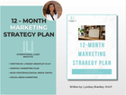 Beauty Business 12 Month Marketing Plan | Branding | Skincare Planner | Business Plan | Social Media Marketing | Facebook | Instagram