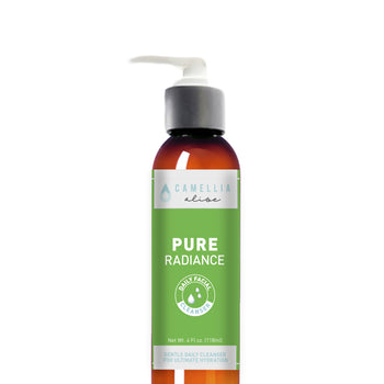 Our cucumber and chamomile Vegan formulated daily facial wash cleanses the skin  removing dirt, SPF, oil, makeup and sweat while leaving your skin feeling smooth and radiant. Free from Parabens, Gluten, and Sulfates.